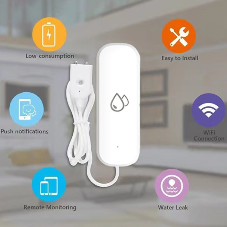 Rilevatore perdite acqua con allarme WiFi e Zigbee