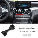 Per Mercedes-Benz Supporto per telefono cellulare Base per presa d'aria per auto, 05-10 ML, 06-17 R-Class, 08-10 C-Class, 08-12 S-Class, 09-10 B-Class, 11-13 C-Class, 12-19 B-Class, 12 GLK, 12-15 ML, 13-15 GLK, 14-15 E-Class/13-16 E-Class, 12-17 CLS   ...