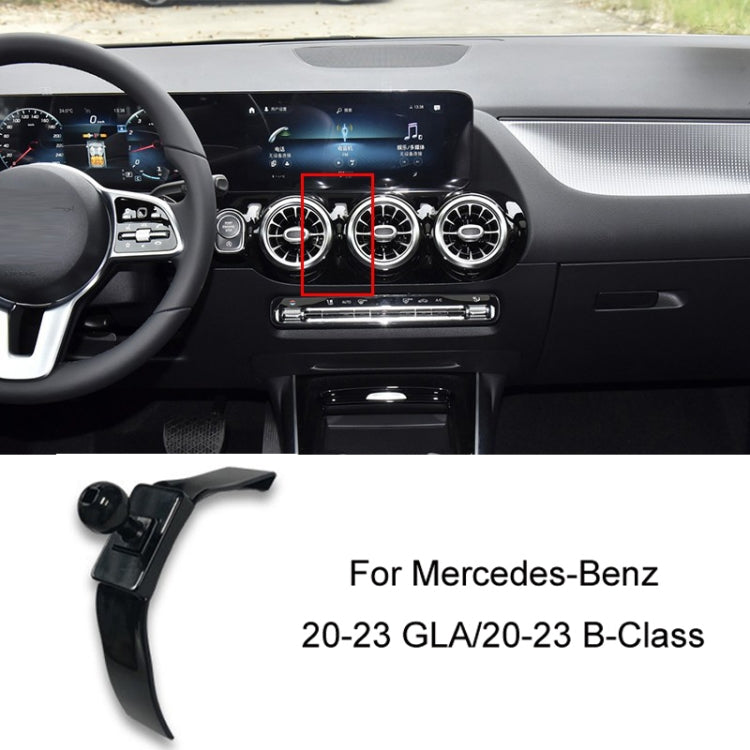 Per Mercedes-Benz Supporto per telefono cellulare Base per presa d'aria per auto, 20-23 GLA/20-23 B-Class, 20-23 GLB, 20-23 GLE/20-23 GLS, 21-23 S-Class, 22-23 C-Class