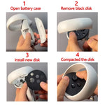 Per parti di riparazione di Meta Quest 2, Right Handle Inner Shell, Right Handle Grip Shell, Left Handle Grip Shell, Controller  Black Disk Cove Right & Left, Controller Black Disk Cove Right, Controller Black Disk Cove Left