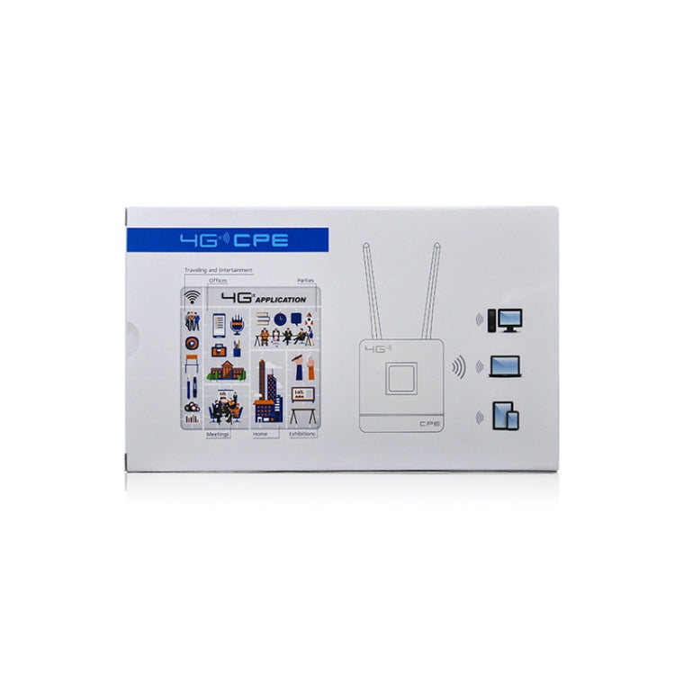 Router con schermo colorato 4G LTE CPE, tripla rete, router mobile Plug and Play, spina UE, Asian Version B1/3/5/38/39/40/41, European Version B1/3/7/8/20/38/39/40/41, US Version B2/4/5/12/17