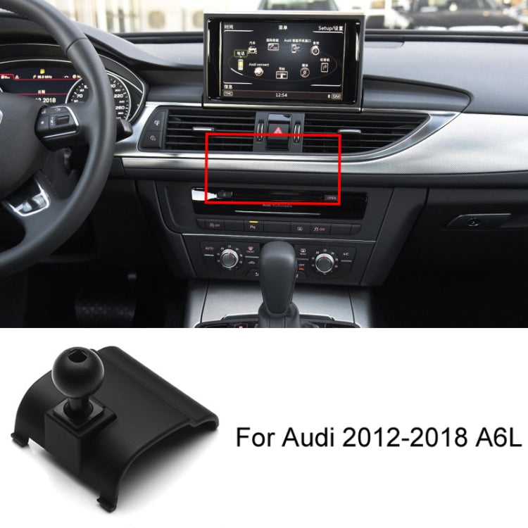 Per base di montaggio del supporto per telefono cellulare per auto Audi, 05-11 A6L, 06-15 Q7, 09-16 A4L/A5, 10-18 Q5, 10-19 A1, 11-17 A8L, 12-18 A6L, 13-18 Q3, 14-20 A3, 16-19 Q7, 17-23 A4L-A5-S4-S5, 18-22 Q5L, 18-23 A8L, 19-22 Q2L, 19-23 A6L, 19-23 Q3...