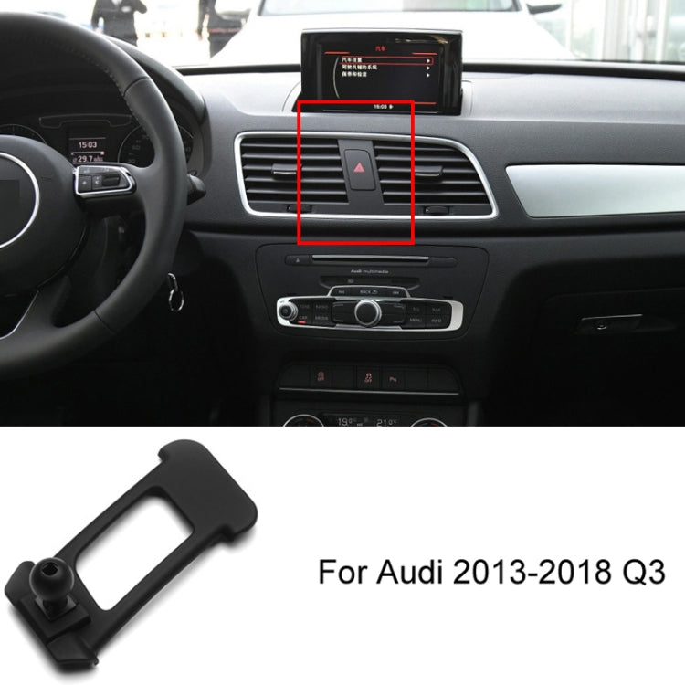 Per base di montaggio del supporto per telefono cellulare per auto Audi, 05-11 A6L, 06-15 Q7, 09-16 A4L/A5, 10-18 Q5, 10-19 A1, 11-17 A8L, 12-18 A6L, 13-18 Q3, 14-20 A3, 16-19 Q7, 17-23 A4L-A5-S4-S5, 18-22 Q5L, 18-23 A8L, 19-22 Q2L, 19-23 A6L, 19-23 Q3...
