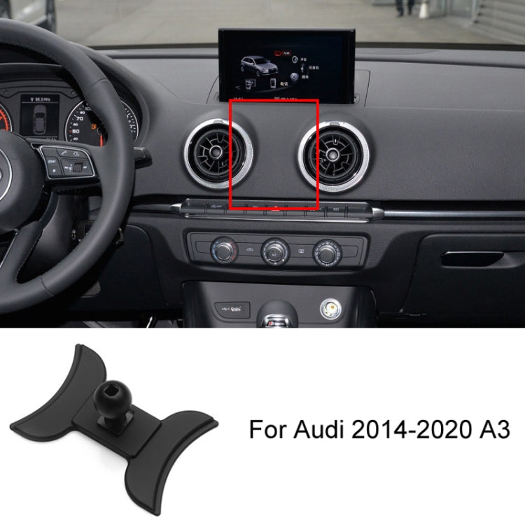 Per base di montaggio del supporto per telefono cellulare per auto Audi, 05-11 A6L, 06-15 Q7, 09-16 A4L/A5, 10-18 Q5, 10-19 A1, 11-17 A8L, 12-18 A6L, 13-18 Q3, 14-20 A3, 16-19 Q7, 17-23 A4L-A5-S4-S5, 18-22 Q5L, 18-23 A8L, 19-22 Q2L, 19-23 A6L, 19-23 Q3...