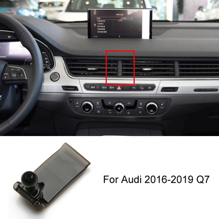 Per base di montaggio del supporto per telefono cellulare per auto Audi, 05-11 A6L, 06-15 Q7, 09-16 A4L/A5, 10-18 Q5, 10-19 A1, 11-17 A8L, 12-18 A6L, 13-18 Q3, 14-20 A3, 16-19 Q7, 17-23 A4L-A5-S4-S5, 18-22 Q5L, 18-23 A8L, 19-22 Q2L, 19-23 A6L, 19-23 Q3...