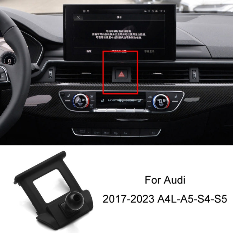 Per base di montaggio del supporto per telefono cellulare per auto Audi, 05-11 A6L, 06-15 Q7, 09-16 A4L/A5, 10-18 Q5, 10-19 A1, 11-17 A8L, 12-18 A6L, 13-18 Q3, 14-20 A3, 16-19 Q7, 17-23 A4L-A5-S4-S5, 18-22 Q5L, 18-23 A8L, 19-22 Q2L, 19-23 A6L, 19-23 Q3...