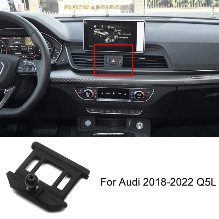 Per base di montaggio del supporto per telefono cellulare per auto Audi, 05-11 A6L, 06-15 Q7, 09-16 A4L/A5, 10-18 Q5, 10-19 A1, 11-17 A8L, 12-18 A6L, 13-18 Q3, 14-20 A3, 16-19 Q7, 17-23 A4L-A5-S4-S5, 18-22 Q5L, 18-23 A8L, 19-22 Q2L, 19-23 A6L, 19-23 Q3...