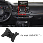 Per base di montaggio del supporto per telefono cellulare per auto Audi, 05-11 A6L, 06-15 Q7, 09-16 A4L/A5, 10-18 Q5, 10-19 A1, 11-17 A8L, 12-18 A6L, 13-18 Q3, 14-20 A3, 16-19 Q7, 17-23 A4L-A5-S4-S5, 18-22 Q5L, 18-23 A8L, 19-22 Q2L, 19-23 A6L, 19-23 Q3...