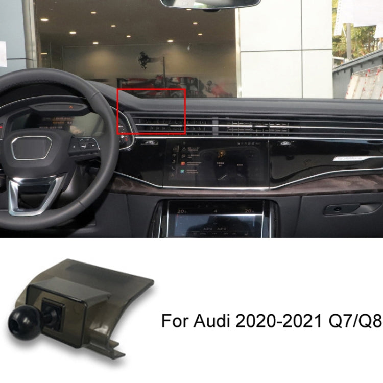 Per base di montaggio del supporto per telefono cellulare per auto Audi, 05-11 A6L, 06-15 Q7, 09-16 A4L/A5, 10-18 Q5, 10-19 A1, 11-17 A8L, 12-18 A6L, 13-18 Q3, 14-20 A3, 16-19 Q7, 17-23 A4L-A5-S4-S5, 18-22 Q5L, 18-23 A8L, 19-22 Q2L, 19-23 A6L, 19-23 Q3...