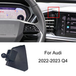 Per base di montaggio del supporto per telefono cellulare per auto Audi, 05-11 A6L, 06-15 Q7, 09-16 A4L/A5, 10-18 Q5, 10-19 A1, 11-17 A8L, 12-18 A6L, 13-18 Q3, 14-20 A3, 16-19 Q7, 17-23 A4L-A5-S4-S5, 18-22 Q5L, 18-23 A8L, 19-22 Q2L, 19-23 A6L, 19-23 Q3...