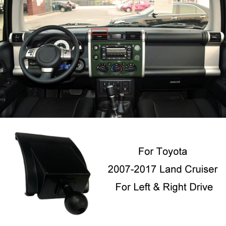 Per la base del supporto per telefono con presa d'aria per auto Toyota, 05-09 Reiz Left Driving, 06-11 Camry Left Driving, 07-11 Tundra Left Driving, 07-13 Corolla Left Driving, 07-17 Land Cruiser For Left & Right, 09-12 RAV4 Left Driving              ...