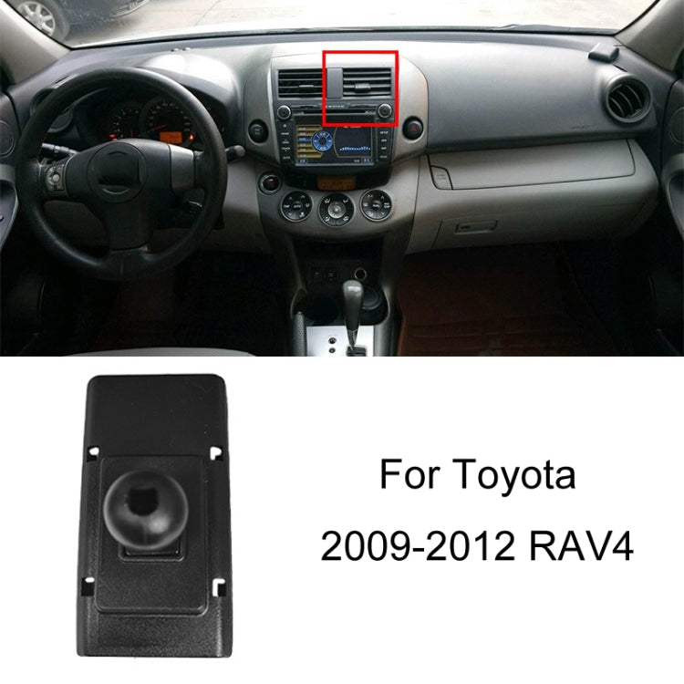 Per la base del supporto per telefono con presa d'aria per auto Toyota, 05-09 Reiz Left Driving, 06-11 Camry Left Driving, 07-11 Tundra Left Driving, 07-13 Corolla Left Driving, 07-17 Land Cruiser For Left & Right, 09-12 RAV4 Left Driving              ...