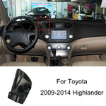 Per la base del supporto per telefono con presa d'aria per auto Toyota, 05-09 Reiz Left Driving, 06-11 Camry Left Driving, 07-11 Tundra Left Driving, 07-13 Corolla Left Driving, 07-17 Land Cruiser For Left & Right, 09-12 RAV4 Left Driving              ...