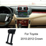 Per la base del supporto per telefono con presa d'aria per auto Toyota, 05-09 Reiz Left Driving, 06-11 Camry Left Driving, 07-11 Tundra Left Driving, 07-13 Corolla Left Driving, 07-17 Land Cruiser For Left & Right, 09-12 RAV4 Left Driving              ...