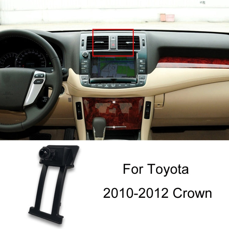 Per la base del supporto per telefono con presa d'aria per auto Toyota, 05-09 Reiz Left Driving, 06-11 Camry Left Driving, 07-11 Tundra Left Driving, 07-13 Corolla Left Driving, 07-17 Land Cruiser For Left & Right, 09-12 RAV4 Left Driving              ...