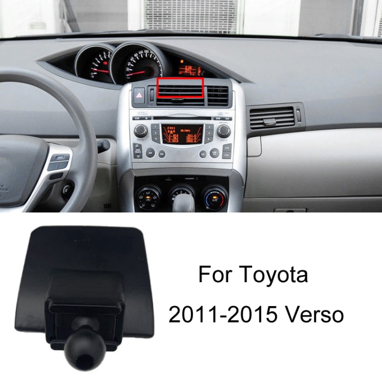 Per la base del supporto per telefono con presa d'aria per auto Toyota, 05-09 Reiz Left Driving, 06-11 Camry Left Driving, 07-11 Tundra Left Driving, 07-13 Corolla Left Driving, 07-17 Land Cruiser For Left & Right, 09-12 RAV4 Left Driving              ...