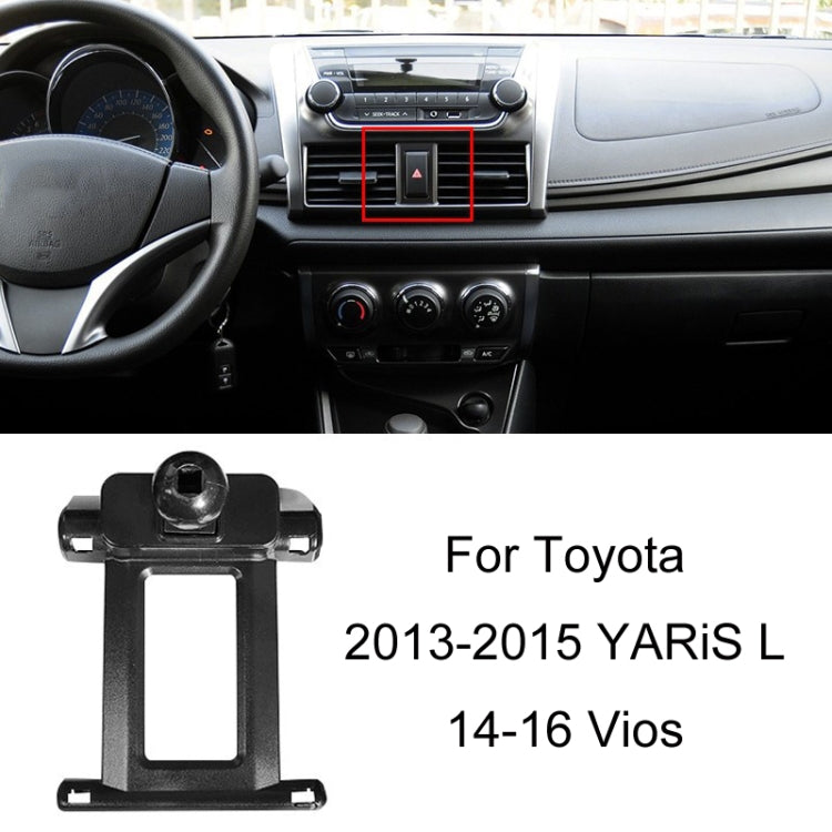 Per la base del supporto per telefono con presa d'aria per auto Toyota, 05-09 Reiz Left Driving, 06-11 Camry Left Driving, 07-11 Tundra Left Driving, 07-13 Corolla Left Driving, 07-17 Land Cruiser For Left & Right, 09-12 RAV4 Left Driving              ...