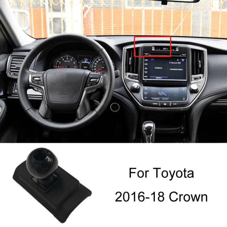 Per la base del supporto per telefono con presa d'aria per auto Toyota, 05-09 Reiz Left Driving, 06-11 Camry Left Driving, 07-11 Tundra Left Driving, 07-13 Corolla Left Driving, 07-17 Land Cruiser For Left & Right, 09-12 RAV4 Left Driving              ...