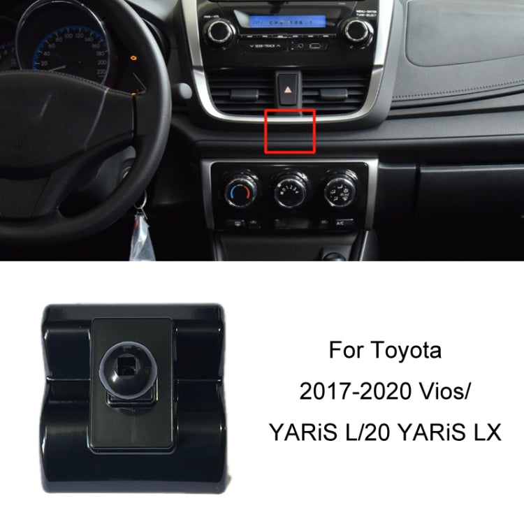Per la base del supporto per telefono con presa d'aria per auto Toyota, 17-18 Corolla/Levin Left Driving, 17-20 Vios/YARiS L/20 YARiS LX Left Driving, 18-20 Camry Left Driving, 18-21 IZOA CHR Left Driving, 18-21 Land Cruiser Prado Left Driving         ...