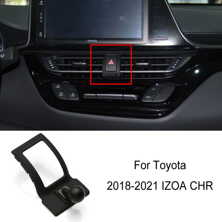 Per la base del supporto per telefono con presa d'aria per auto Toyota, 17-18 Corolla/Levin Left Driving, 17-20 Vios/YARiS L/20 YARiS LX Left Driving, 18-20 Camry Left Driving, 18-21 IZOA CHR Left Driving, 18-21 Land Cruiser Prado Left Driving         ...
