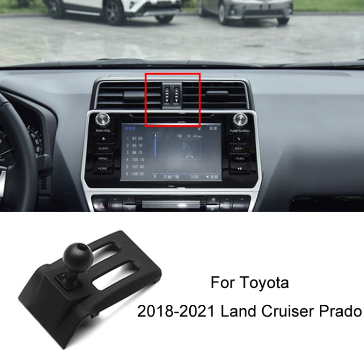 Per la base del supporto per telefono con presa d'aria per auto Toyota, 17-18 Corolla/Levin Left Driving, 17-20 Vios/YARiS L/20 YARiS LX Left Driving, 18-20 Camry Left Driving, 18-21 IZOA CHR Left Driving, 18-21 Land Cruiser Prado Left Driving         ...