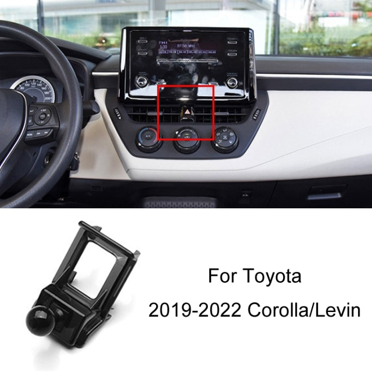 Per la base del supporto per telefono con presa d'aria per auto Toyota, 17-18 Corolla/Levin Left Driving, 17-20 Vios/YARiS L/20 YARiS LX Left Driving, 18-20 Camry Left Driving, 18-21 IZOA CHR Left Driving, 18-21 Land Cruiser Prado Left Driving         ...