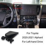Per la base del supporto per telefono con presa d'aria per auto Toyota, 17-18 Corolla/Levin Left Driving, 17-20 Vios/YARiS L/20 YARiS LX Left Driving, 18-20 Camry Left Driving, 18-21 IZOA CHR Left Driving, 18-21 Land Cruiser Prado Left Driving         ...