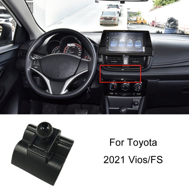 Per la base del supporto per telefono con presa d'aria per auto Toyota, 17-18 Corolla/Levin Left Driving, 17-20 Vios/YARiS L/20 YARiS LX Left Driving, 18-20 Camry Left Driving, 18-21 IZOA CHR Left Driving, 18-21 Land Cruiser Prado Left Driving         ...