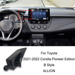 Per la base del supporto per telefono con presa d'aria per auto Toyota, 17-18 Corolla/Levin Left Driving, 17-20 Vios/YARiS L/20 YARiS LX Left Driving, 18-20 Camry Left Driving, 18-21 IZOA CHR Left Driving, 18-21 Land Cruiser Prado Left Driving         ...