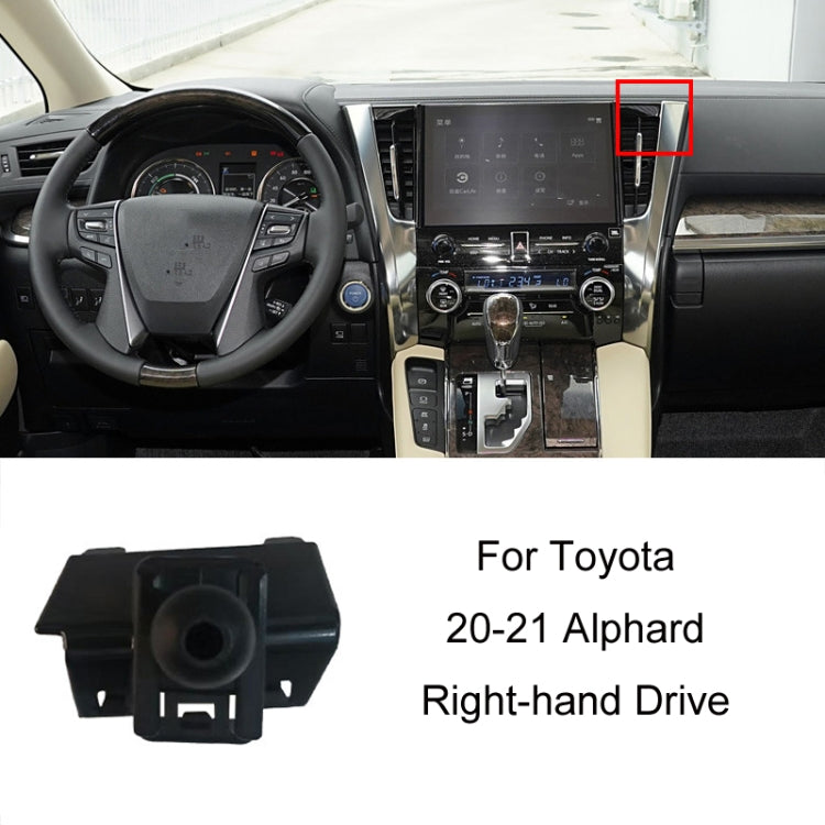 Per la base del supporto per telefono con presa d'aria per auto Toyota, 17-18 Corolla/Levin Left Driving, 17-20 Vios/YARiS L/20 YARiS LX Left Driving, 18-20 Camry Left Driving, 18-21 IZOA CHR Left Driving, 18-21 Land Cruiser Prado Left Driving         ...