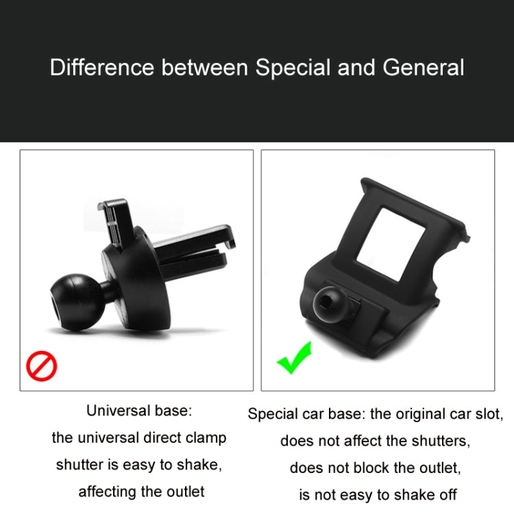Per la base del supporto per telefono con presa d'aria per auto Toyota, 17-18 Corolla/Levin Left Driving, 17-20 Vios/YARiS L/20 YARiS LX Left Driving, 18-20 Camry Left Driving, 18-21 IZOA CHR Left Driving, 18-21 Land Cruiser Prado Left Driving         ...
