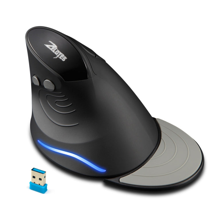 Mouse wireless ergonomico con impugnatura verticale ZELOTES F17 a 6 pulsanti, F17