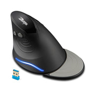 Mouse wireless ergonomico con impugnatura verticale ZELOTES F17 a 6 pulsanti, F17