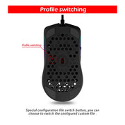 ZELOTES C7 7 pulsanti RGB Lighting Hollow Computer Office Mouse cablato, C7