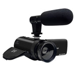 Videocamera per vlogging 16MP con zoom digitale 16x e schermo 2,4