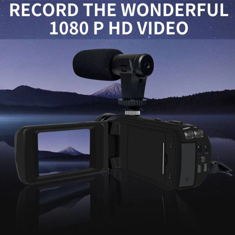 Videocamera per vlogging 16MP con zoom digitale 16x e schermo 2,4