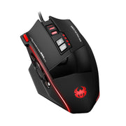 ZELOTES C19 Mouse cablato personalizzato con programmazione ergonomica a 12 tasti, C19