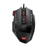 ZELOTES C19 Mouse cablato personalizzato con programmazione ergonomica a 12 tasti, C19