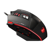 ZELOTES C19 Mouse cablato personalizzato con programmazione ergonomica a 12 tasti, C19