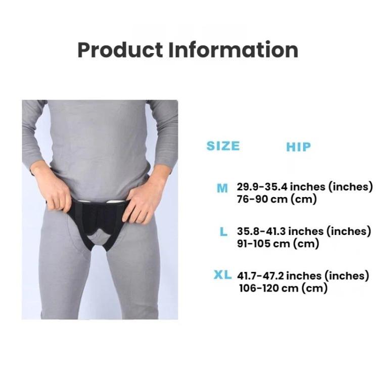 Cintura di protezione inguinale per ernia negli adulti, M, L, XL