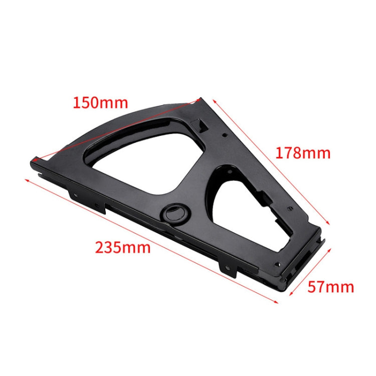 1 paio di accessori di montaggio per alette in acciaio laminato a freddo per scarpiera nascosta, Single Layer Black, Single Layer Gray, Double Layer Black, Double Layer Gray, Three Layer Black, Three Layer Gray