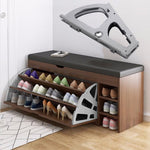 1 paio di accessori di montaggio per alette in acciaio laminato a freddo per scarpiera nascosta, Single Layer Black, Single Layer Gray, Double Layer Black, Double Layer Gray, Three Layer Black, Three Layer Gray