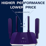 Router wireless CPE con scheda SIM WiFi6 4G, spina UE, R8B