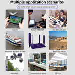 Router wireless CPE con scheda SIM WiFi6 4G, spina UE, R8B