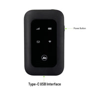 Jio MF680S 4G+ Router wireless con scheda SIM WiFi portatile, European Version, Asian Version