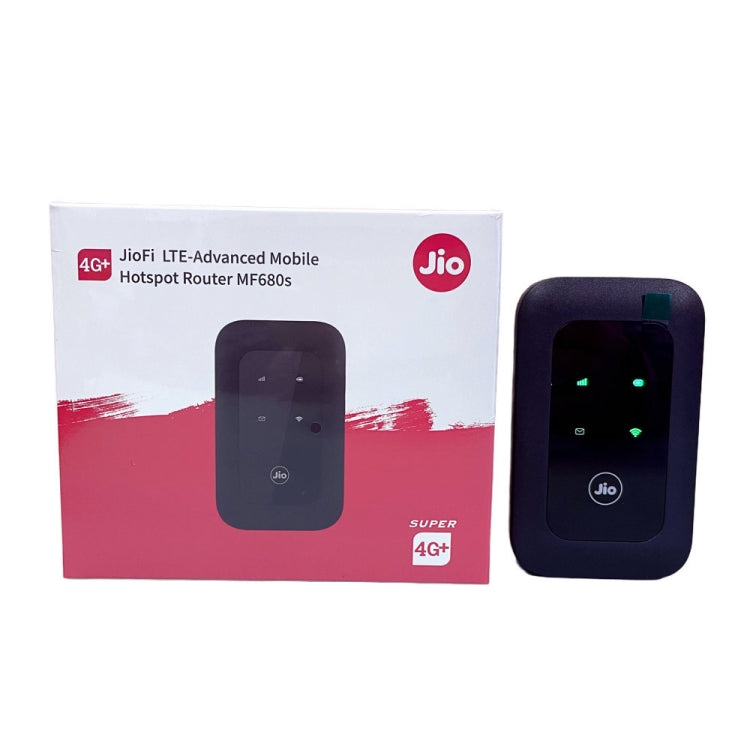 Jio MF680S 4G+ Router wireless con scheda SIM WiFi portatile, European Version, Asian Version