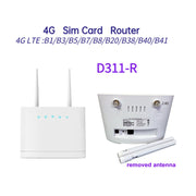 Antenna router wireless mobile con scheda SIM CPE 4G staccabile, spina UE, D311-R
