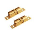 2 pezzi di fibbia magnetica a molla per porta a sfera con ventosa, Small Gold, Medium Gold, Large Gold, Extra Large Gold, Small Silver, Medium Silver, Large Silver, Extra Large Silver