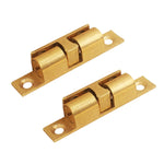 2 pezzi di fibbia magnetica a molla per porta a sfera con ventosa, Small Gold, Medium Gold, Large Gold, Extra Large Gold, Small Silver, Medium Silver, Large Silver, Extra Large Silver