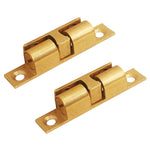 2 pezzi di fibbia magnetica a molla per porta a sfera con ventosa, Small Gold, Medium Gold, Large Gold, Extra Large Gold, Small Silver, Medium Silver, Large Silver, Extra Large Silver